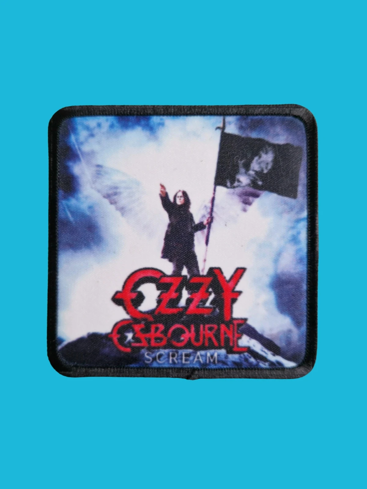 Patch Ozzy Osbourne - Scream - Imprimé - Carré de 7,5 x 7,5 centimètres